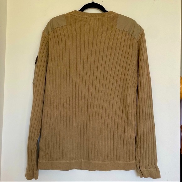 Eddie Bauer Men’s Sweater Size Large Outdoors Adventure Hiking Military Crewneck - Picture 7 of 7